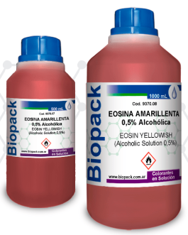 EOSINA AMARILLENTA 0,5% ALCOHOLICA: TINCION CITOPLASMATICA