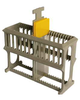 Rack de plastico para tincion